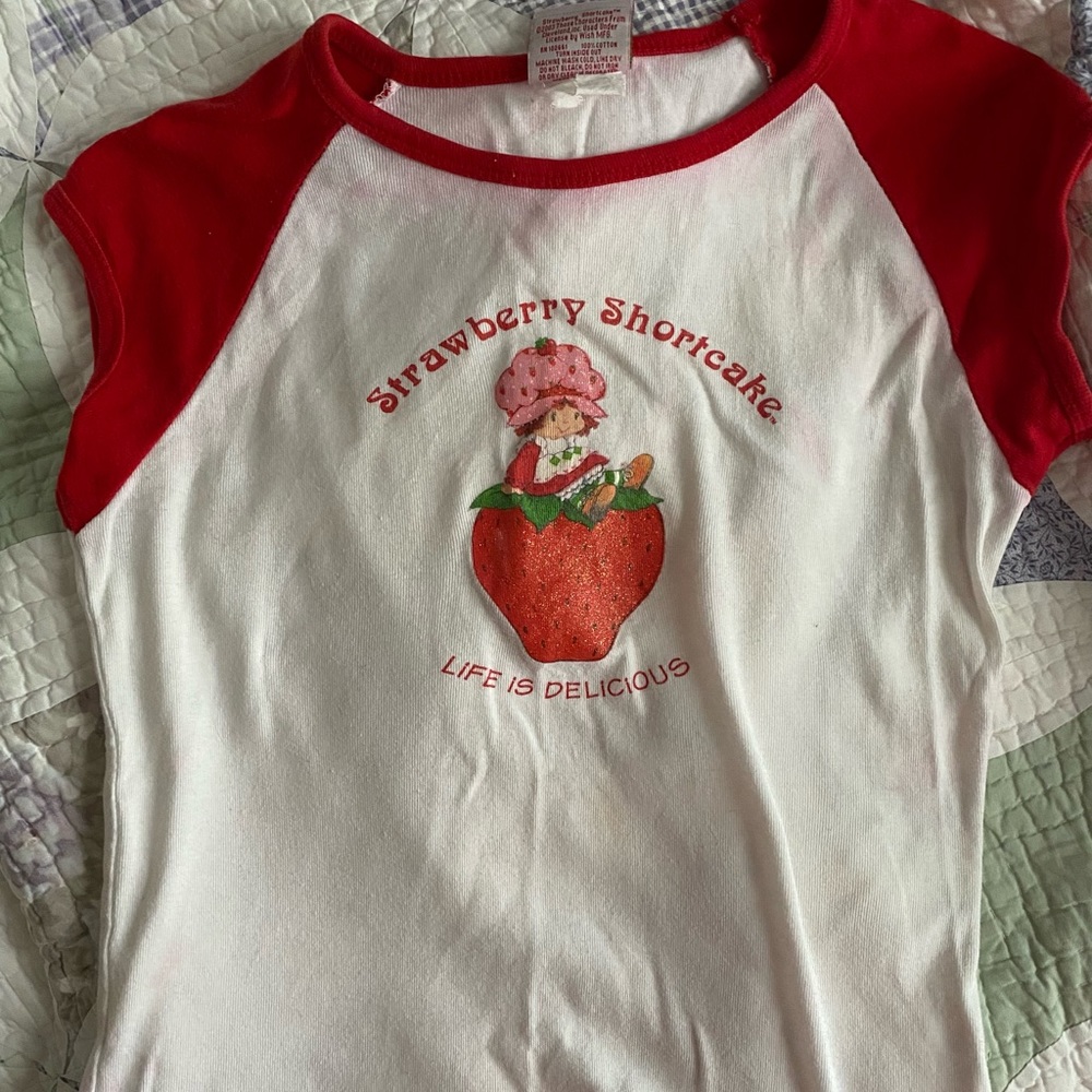 🍰Strawberry Shortcake Baby Tee🍓
